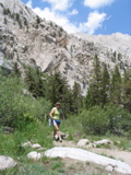 Mary on the trail